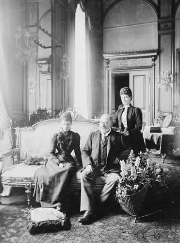 Edward VII, reine Alexandra, impératrice Dogmar de Russie