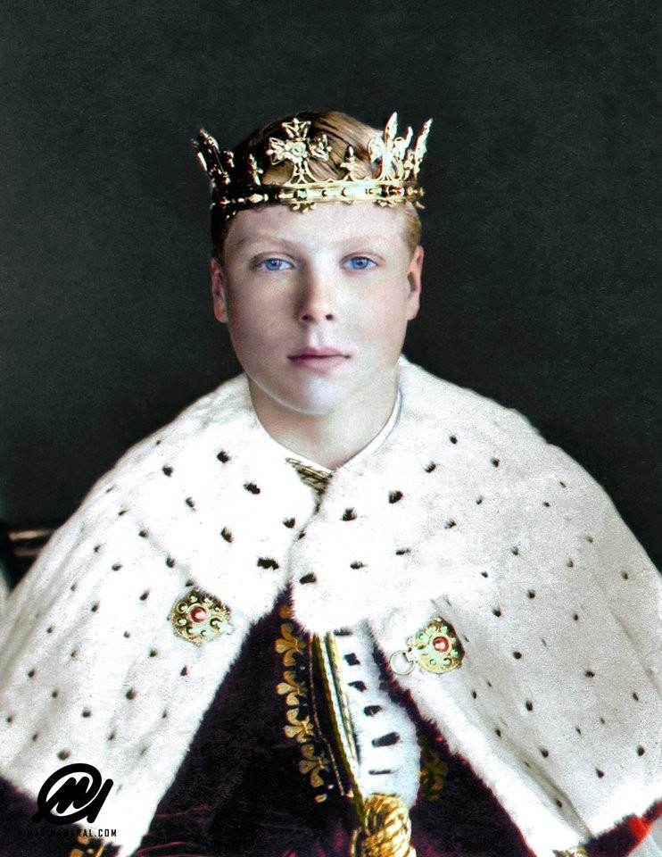 Edward VIII au couronnement de son père George V