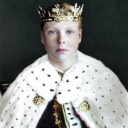 Edward VIII au couronnement de son père George V