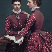 Reine Alexandra et sa soeur la tsarine Maria Feodovna