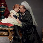 La reine Victoria et l'un de ses petits-fils