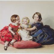 Princesse Alice, prince Alfred et princesse Hélène - 1846