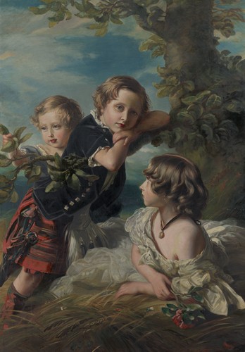 Princesse Louise, prince Arthur et prince Leopold - 1856